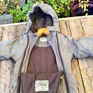 Miniature snowsuit toddler